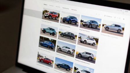 computer screen website listing cars for sale generated with Z-Image