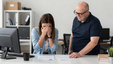 mujer llorando firmando un titulo en la grua generated with Z-Image