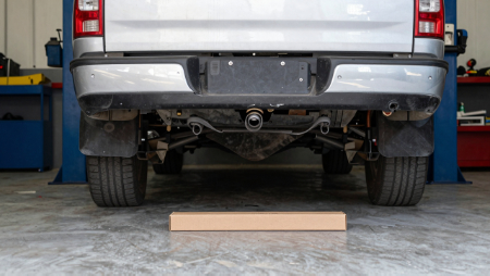 truck with part ready for installation generated with Z-Image